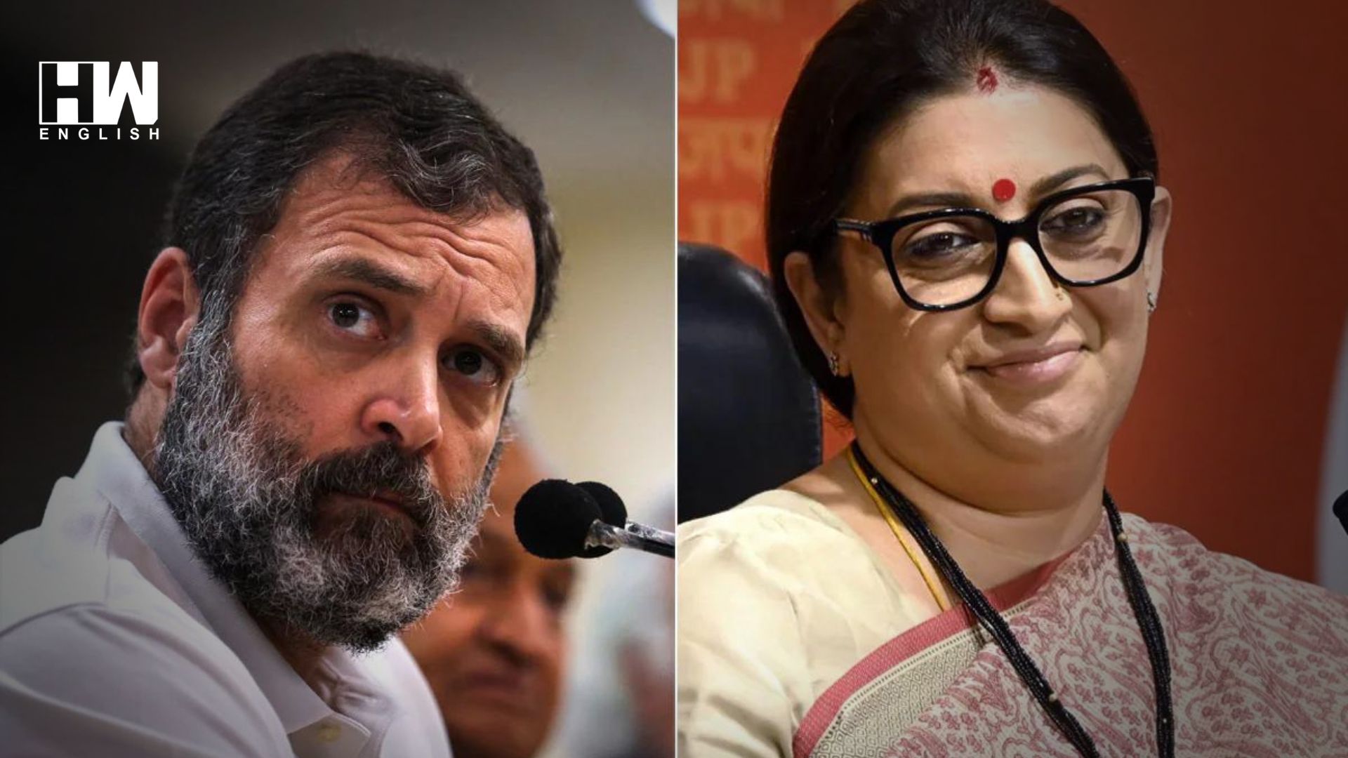 Smriti Irani Taunts Rahul Gandhi Over Modi Debate Hw News English