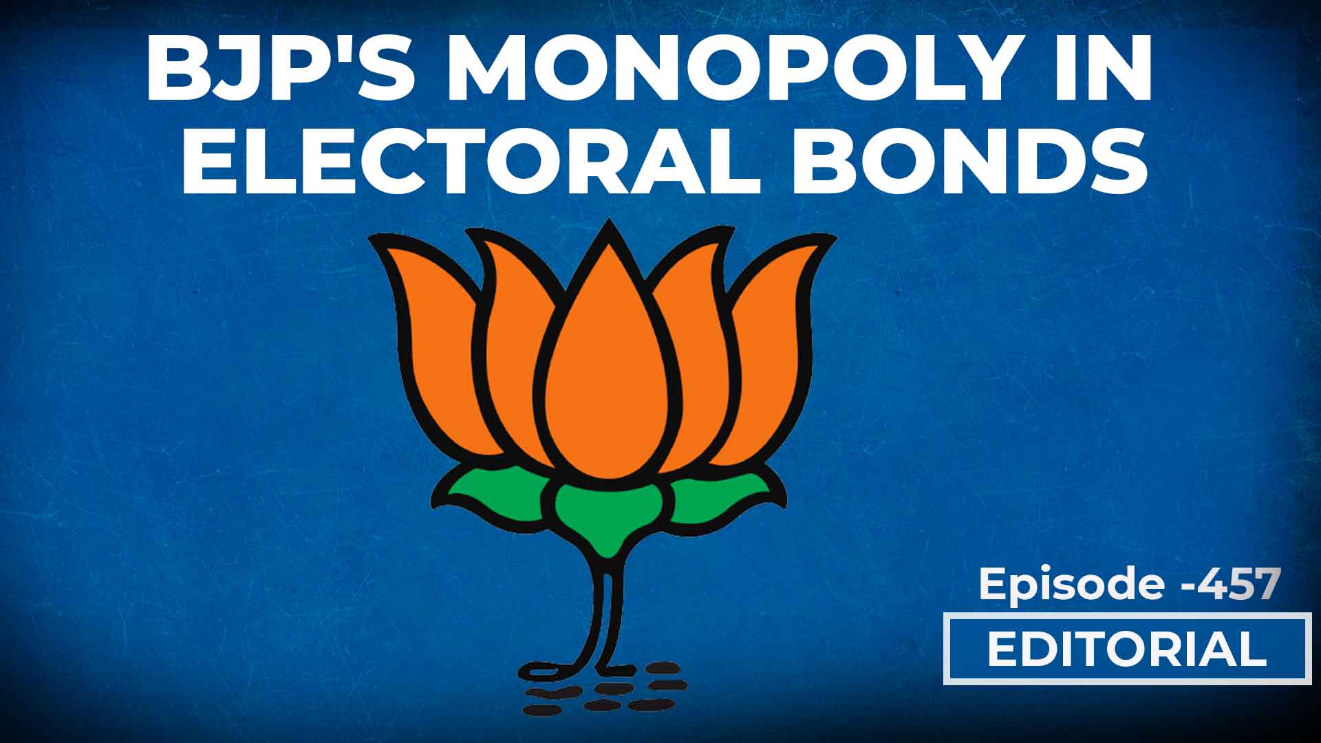 Editorial with Sujit Nair: BJP’s Monopoly In Electoral Bonds - HW News ...