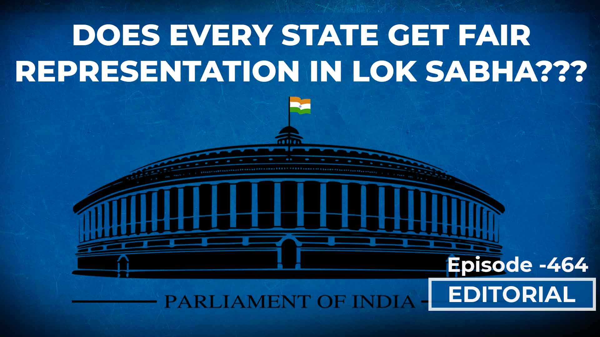 Editorial With Sujit Nair : Does Every State Get Fair Representation In ...