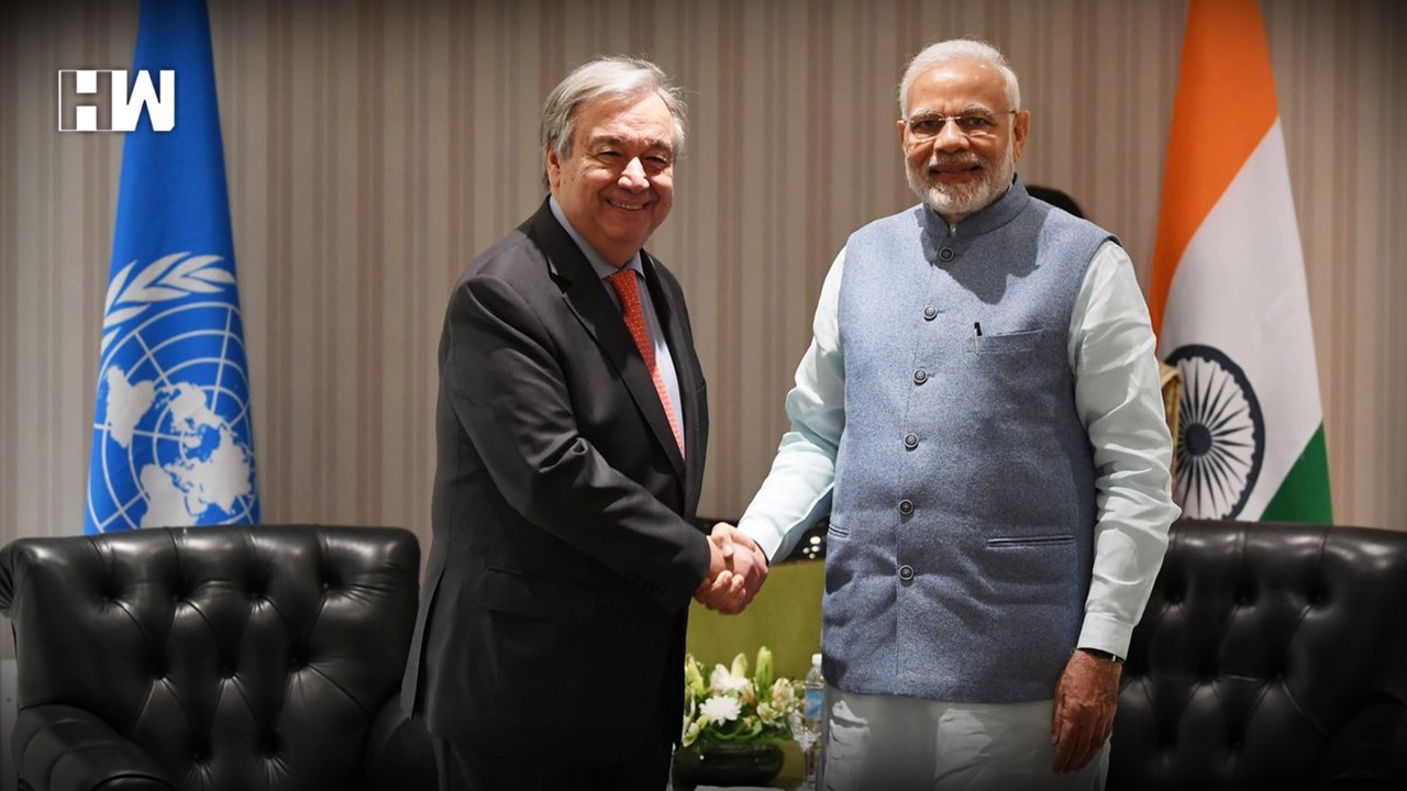 G20: pm modi meets un secy gen, discusses india’s role in addressing climate change - hw news english