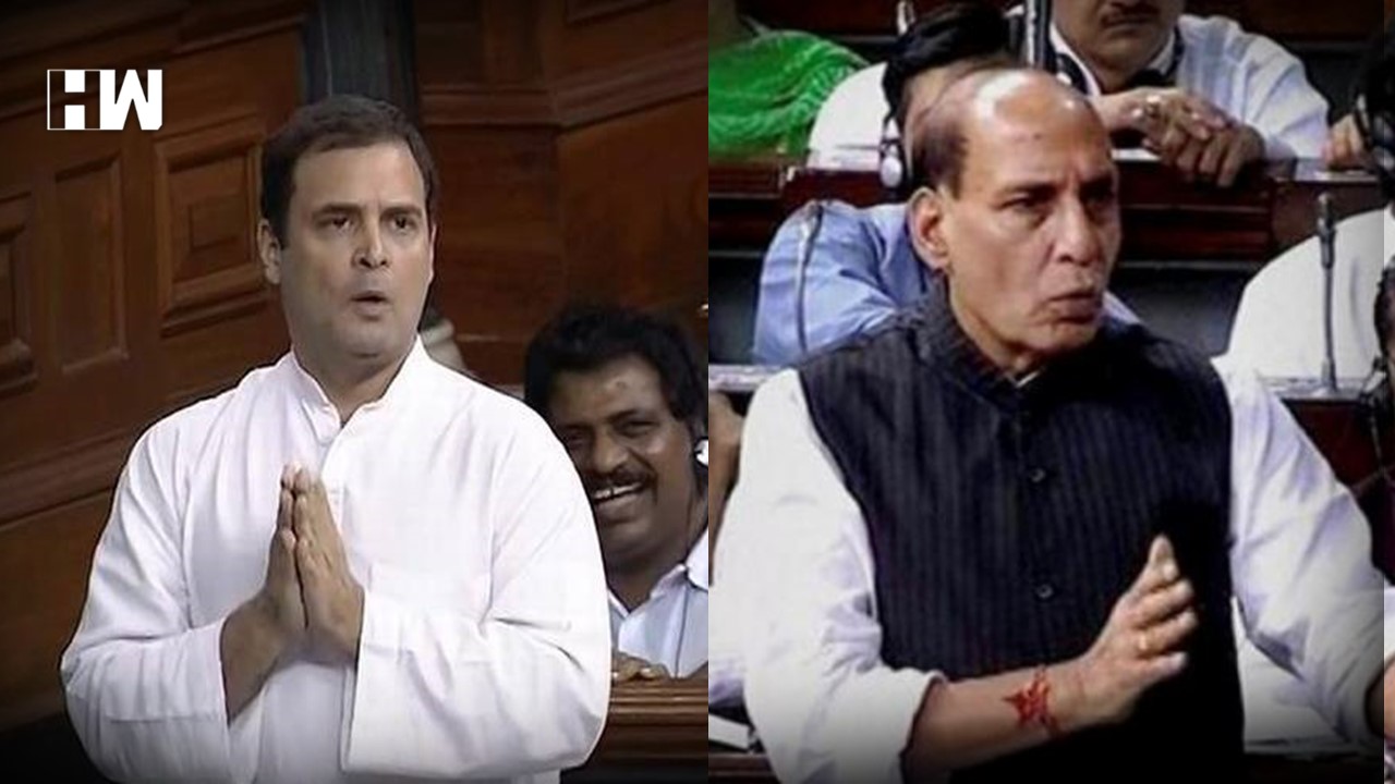 Rahul Gandhi Raises Issue Of Farmers In Lok Sabha, Rajnath Singh ...