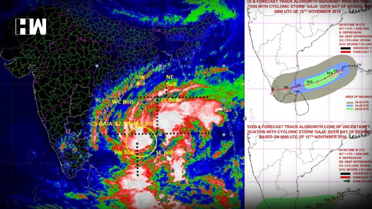 Cyclone Gaja To Hit Tamil Nadu Coast Today; May Cause Landfall - HW ...