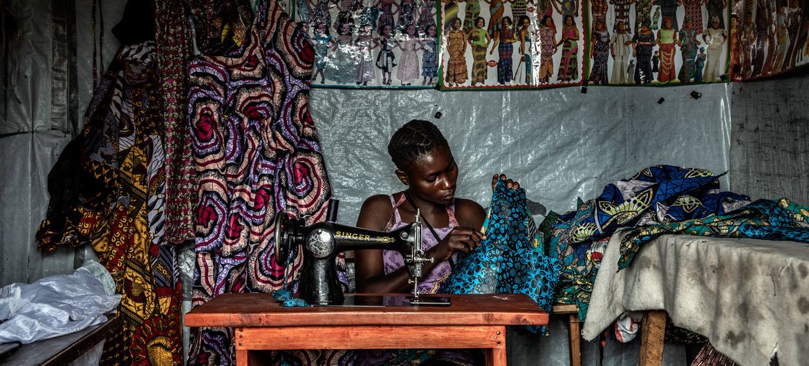 Through support from the Trust Fund for Victims assistance programme in North Kivu, Democratic Republic of the Congo, Dorika became part of a collective of women, all survivors of sexual violence, receiving micro-credit loans to start their own businesses