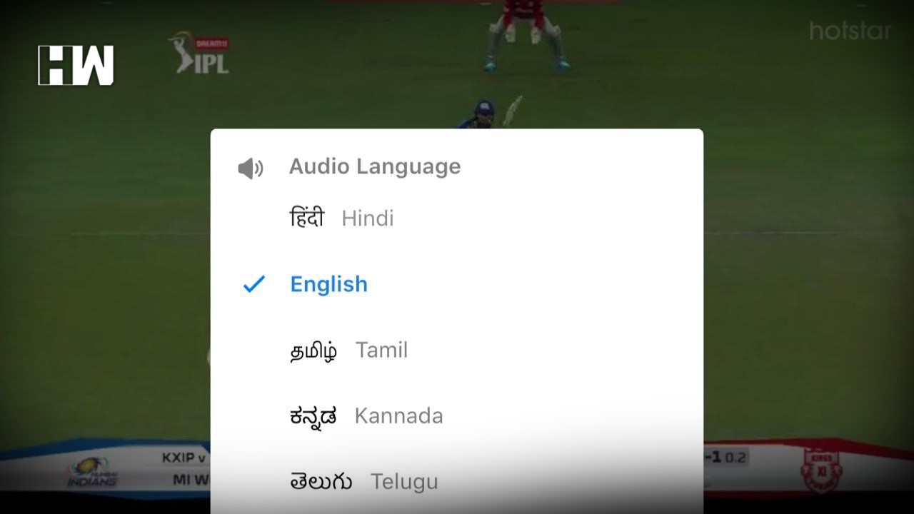 How to watch 2025 english commentary in hotstar