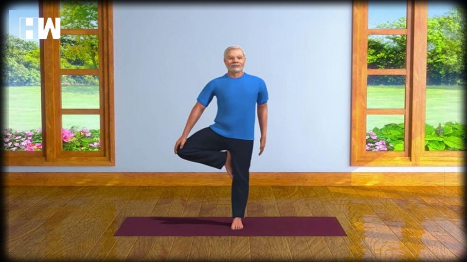 PM Modi Shares 3D Videos of Him Doing Yoga - HW News English