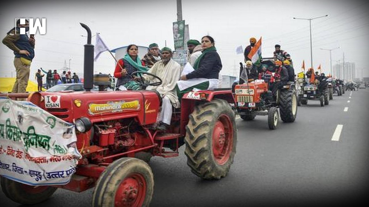 Tractor parade: farmers clash with police at karnal bypass - hw news english
