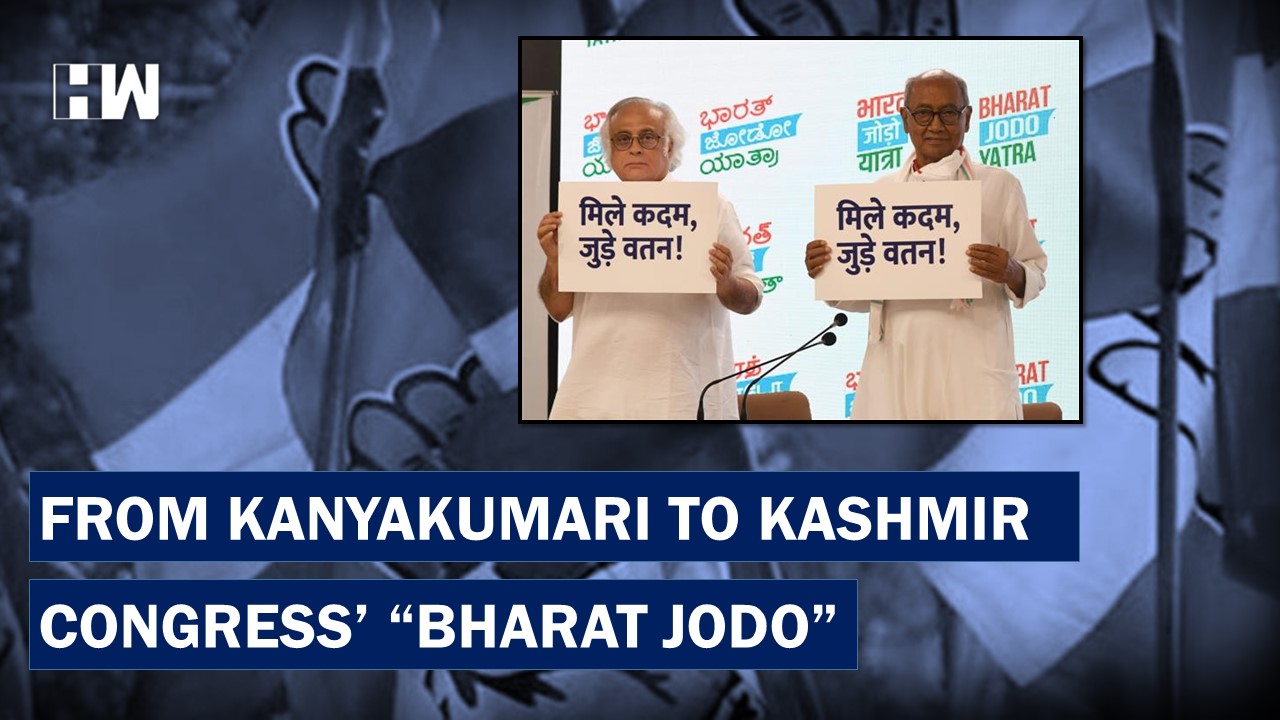 Congress Launches Its Bharat Jodo Yatra Campaign At Aicc Headquarters Hw News English 7775