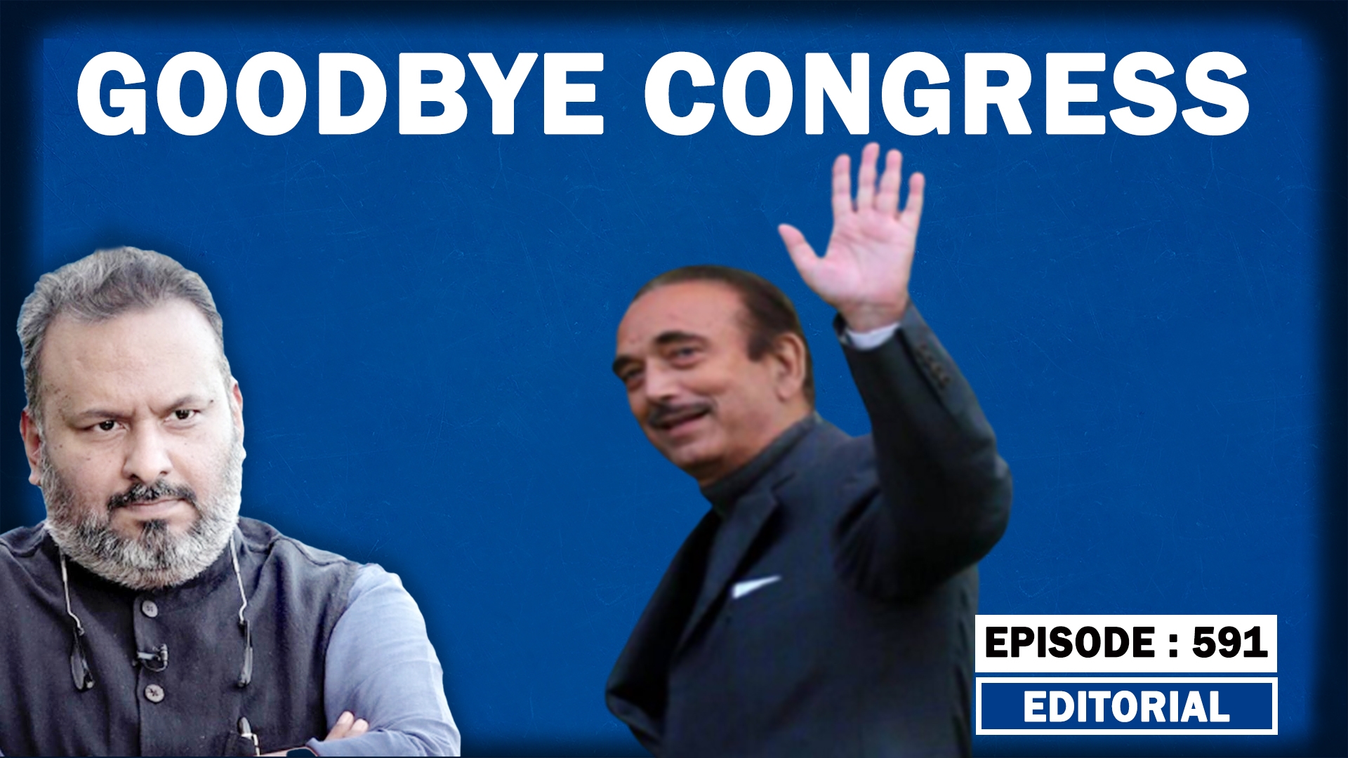 Editorial with Sujit Nair: Ghulam Nabi Azad Resigns From Congress - HW ...