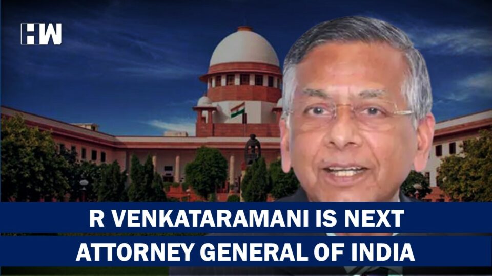 Headlines Senior Advocate R Venkataramani Appointed As Attorney