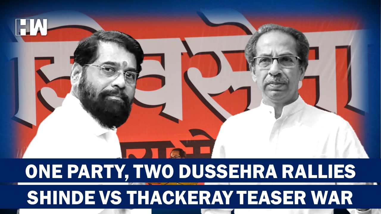 Uddhav Thackeray Vs Eknath Shinde Video Wars Ahead Of Dussehra Rally Of ...