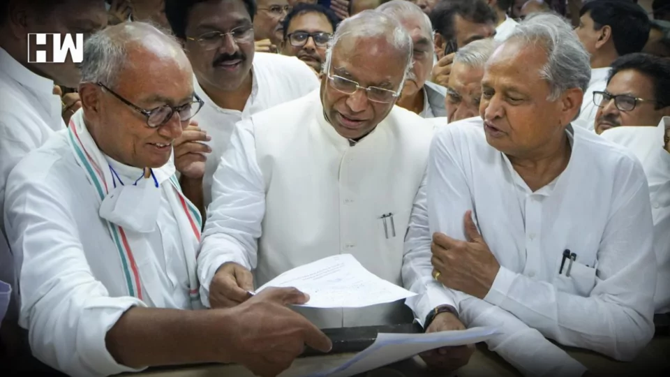 Ashok Gehlot Mallikarjun Kharge