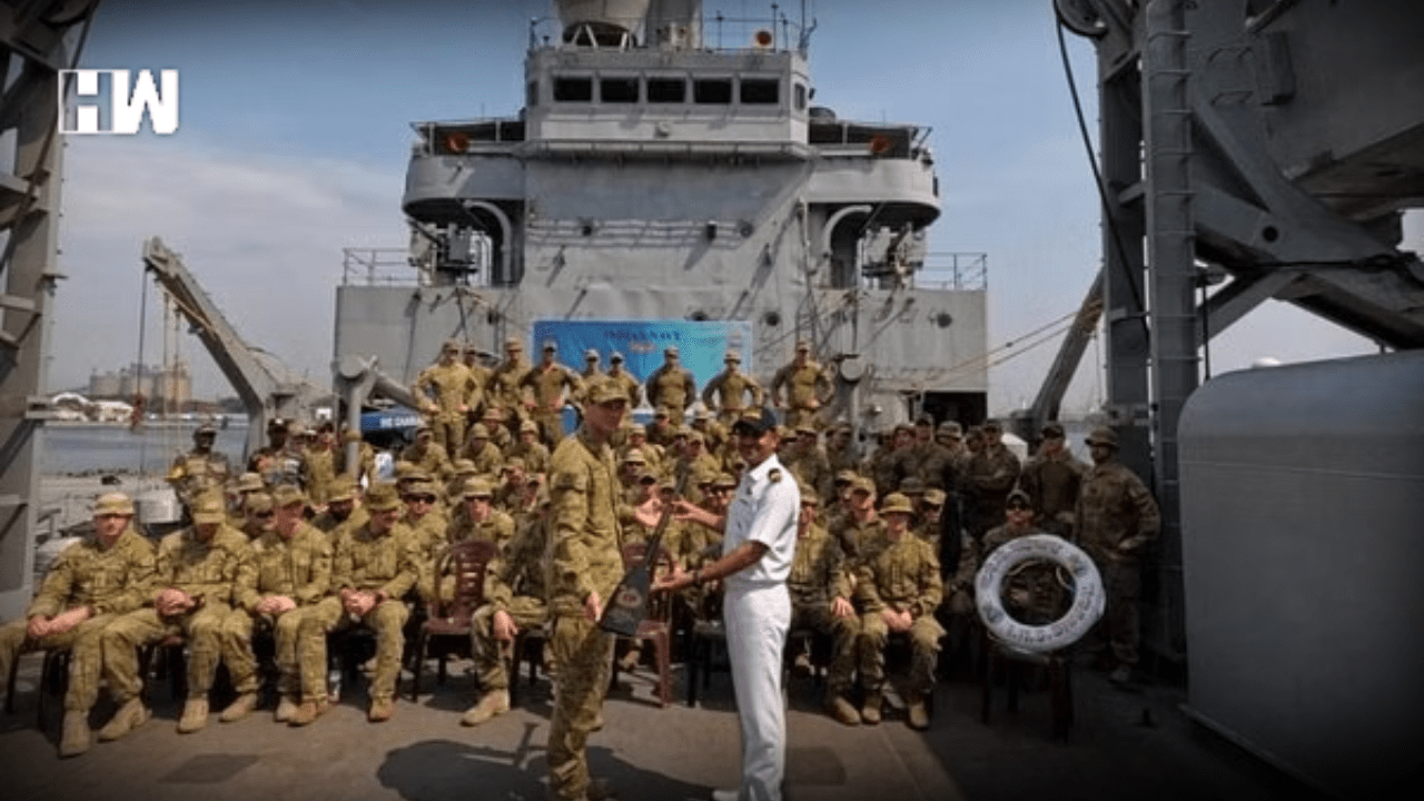 Bay of Bengal: Maritime Exercise Between Indian, Royal Australian Navy ...