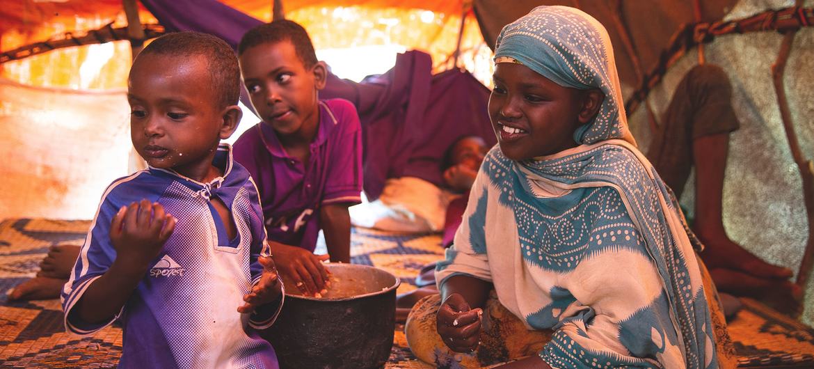 The current drought in Somalia, the longest in over 40 years, has forced over one million people to leave their homes.