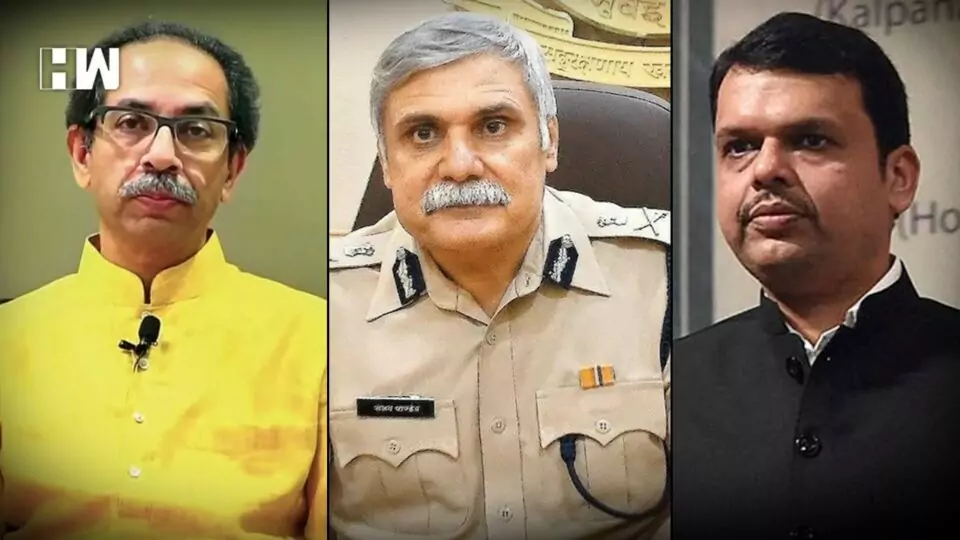 Uddhav Thackeray-Sanjay Pandey-Devendra Fadnavis