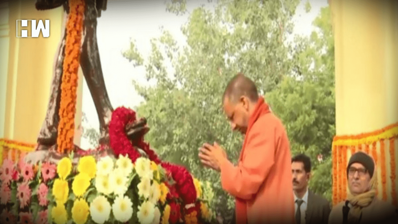 CM Yogi Pays Tribute To Mahatma Gandhi On His Death Anniversary - HW ...