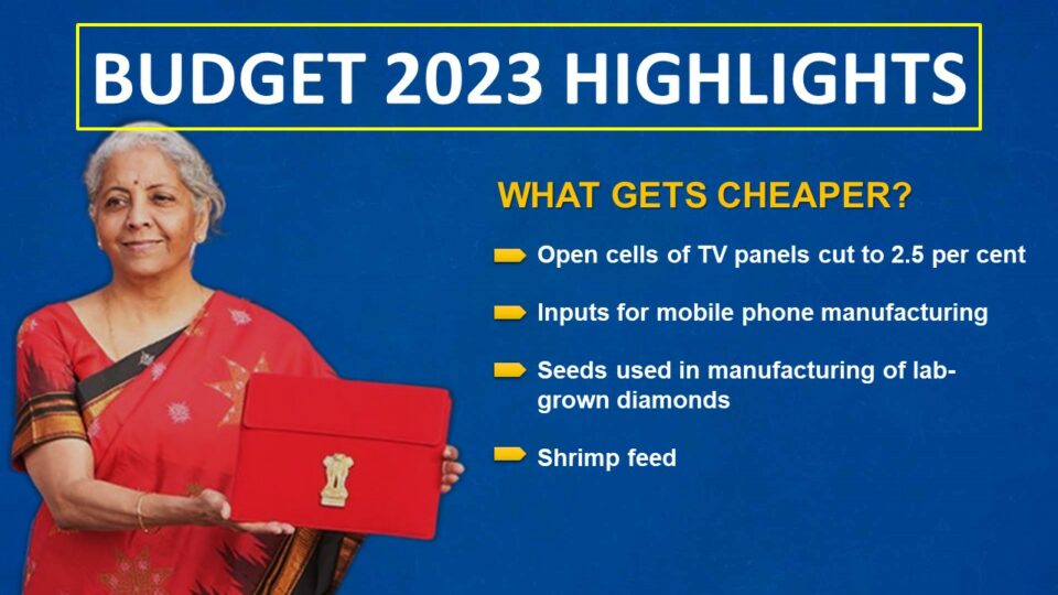 Budget 2023 What Cheaper? What Costlier? HW News English