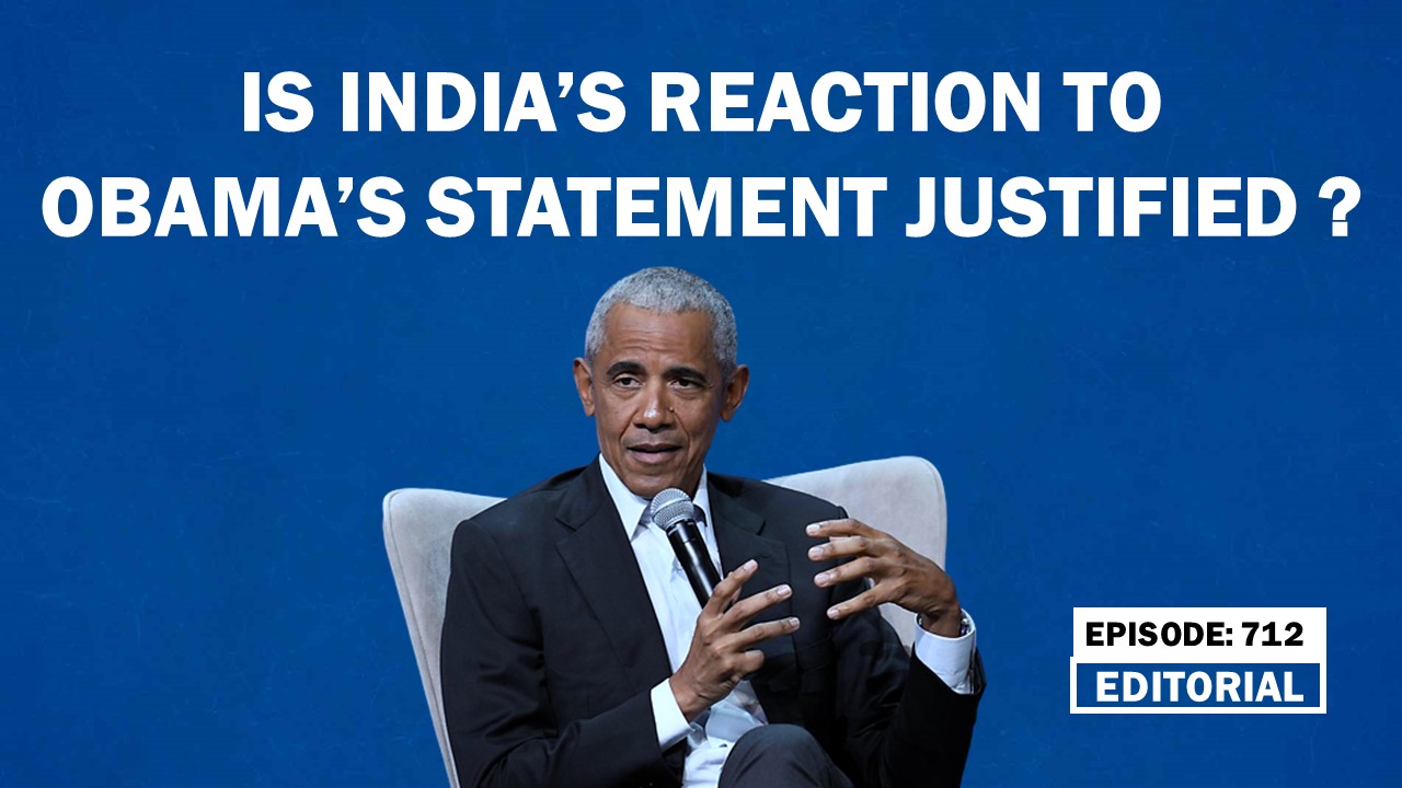 Editorial With Sujit Nair: Is India's Reaction To Obama's Statement ...