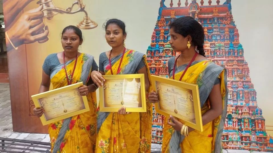Tamil Nadu has witnessed a remarkable shift as three young women successfully completed their training to become priests.