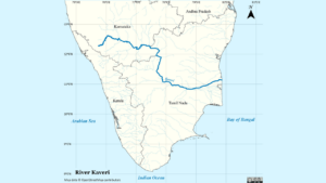 the Cauvery River dispute between the neighboring states of Karnataka and Tamil Nadu.