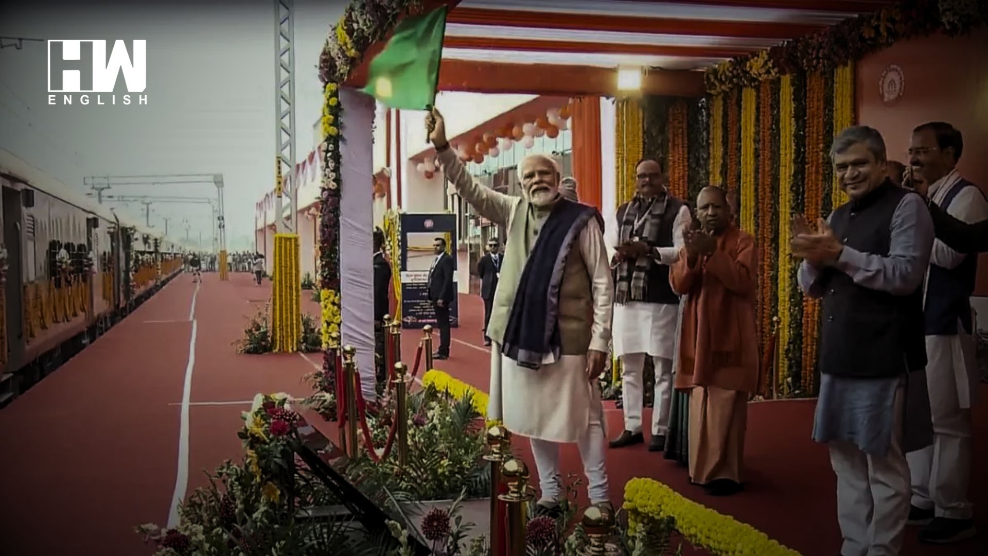 PM Modi Inaugurates Ayodhya Dham Junction, Flags Off Amrit Bharat ...