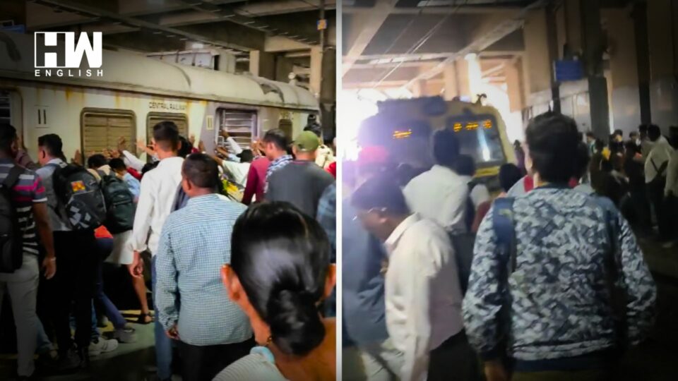 Passengers Move Mumbai Local Train Coach To Save Trapped Man