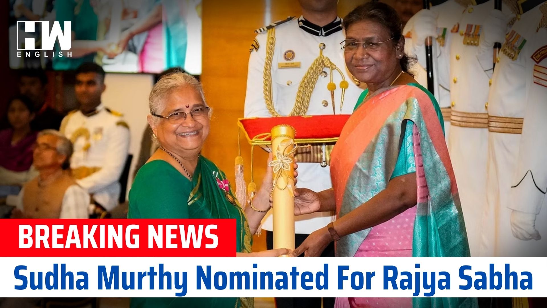 Sudha Murty Nominated For Rajya Sabha Hw News English