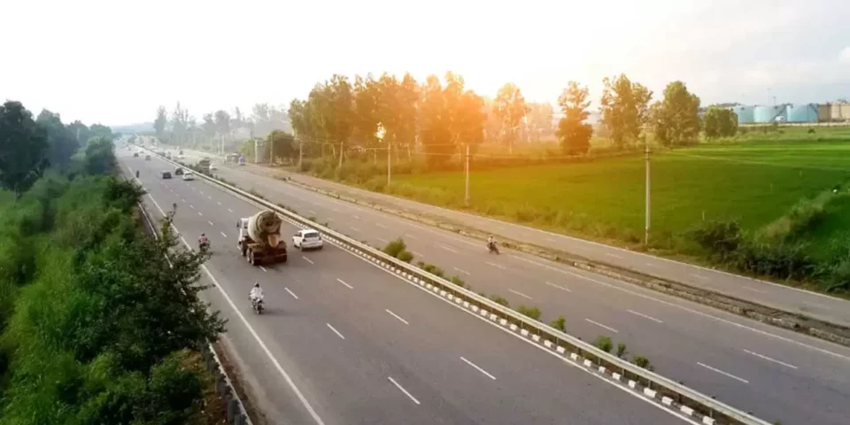 A highway in Rajasthan