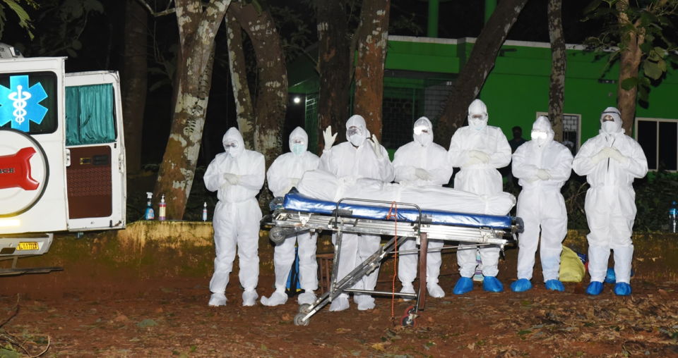 the body of the nipah virus victim