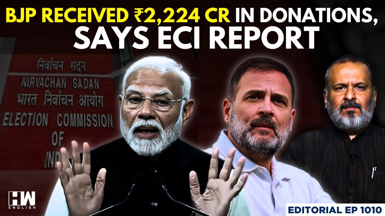 Editorial with Sujit Nair | BJP Received Rs 2,224 Crore In Donations ...