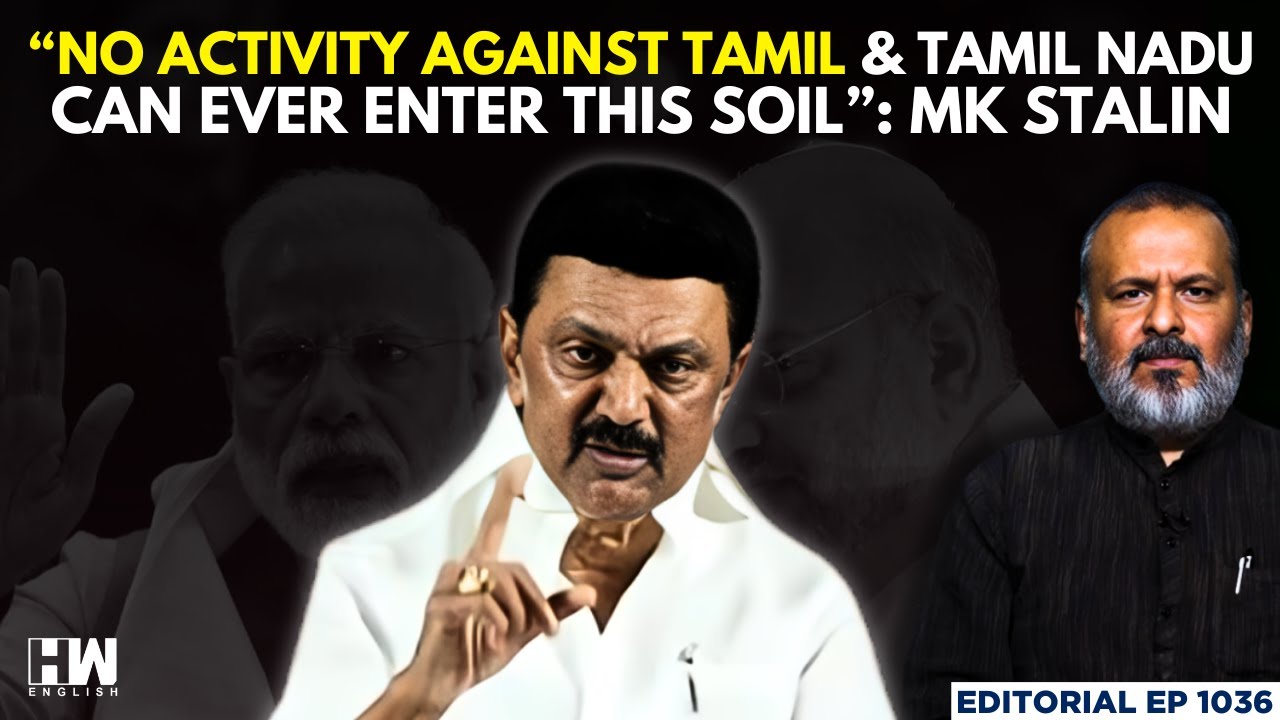 Editorial With Sujit Nair | "Won't Allow Efforts To Impose Hindi In TN ...