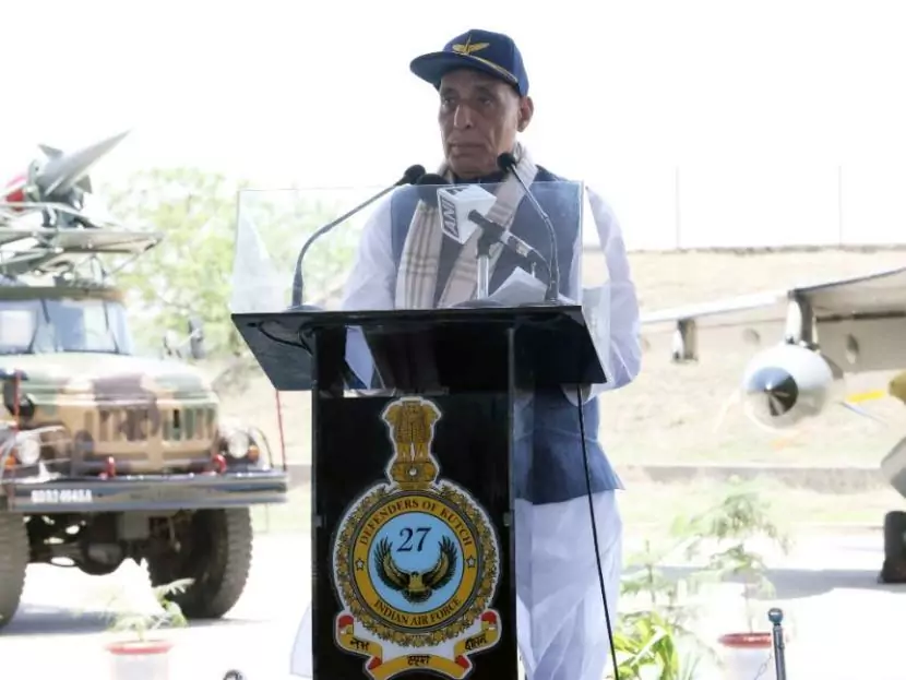 Rajnath Singh At Bhuj